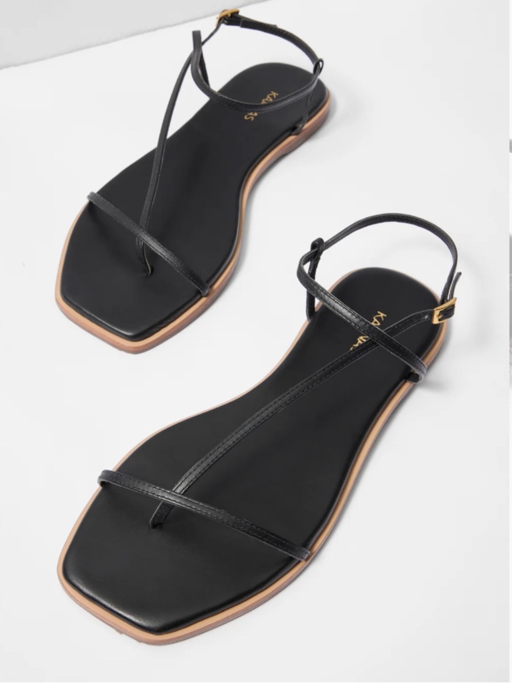 KAANAS Alayta square toe sandal - new without box